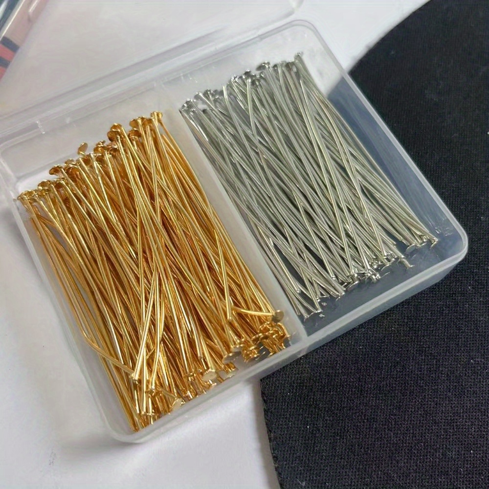 Jewelry Making Head Pins - 200 szt. igieł z żelazną główką