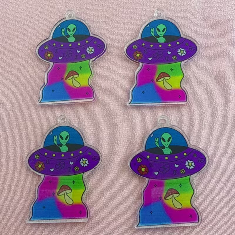 Jewelry Making Earrings - 10 szt. Popularne, zabawne akrylowe zawieszki