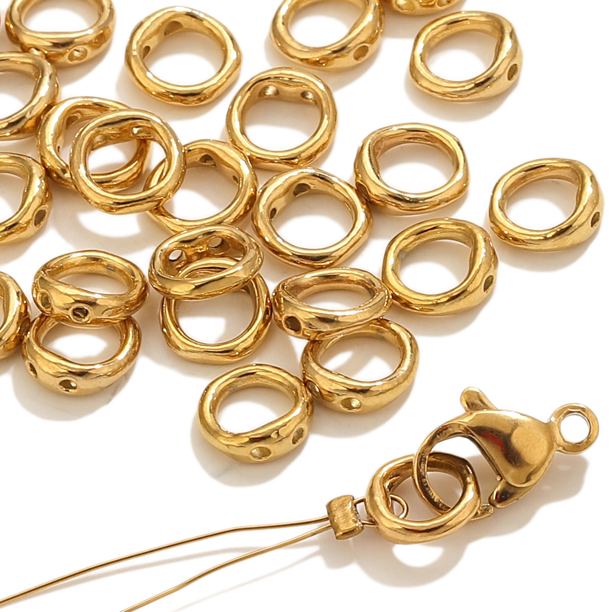 20 szt. Zapięcia ze stali nier – Jewelry Making Beads recenzja i cena