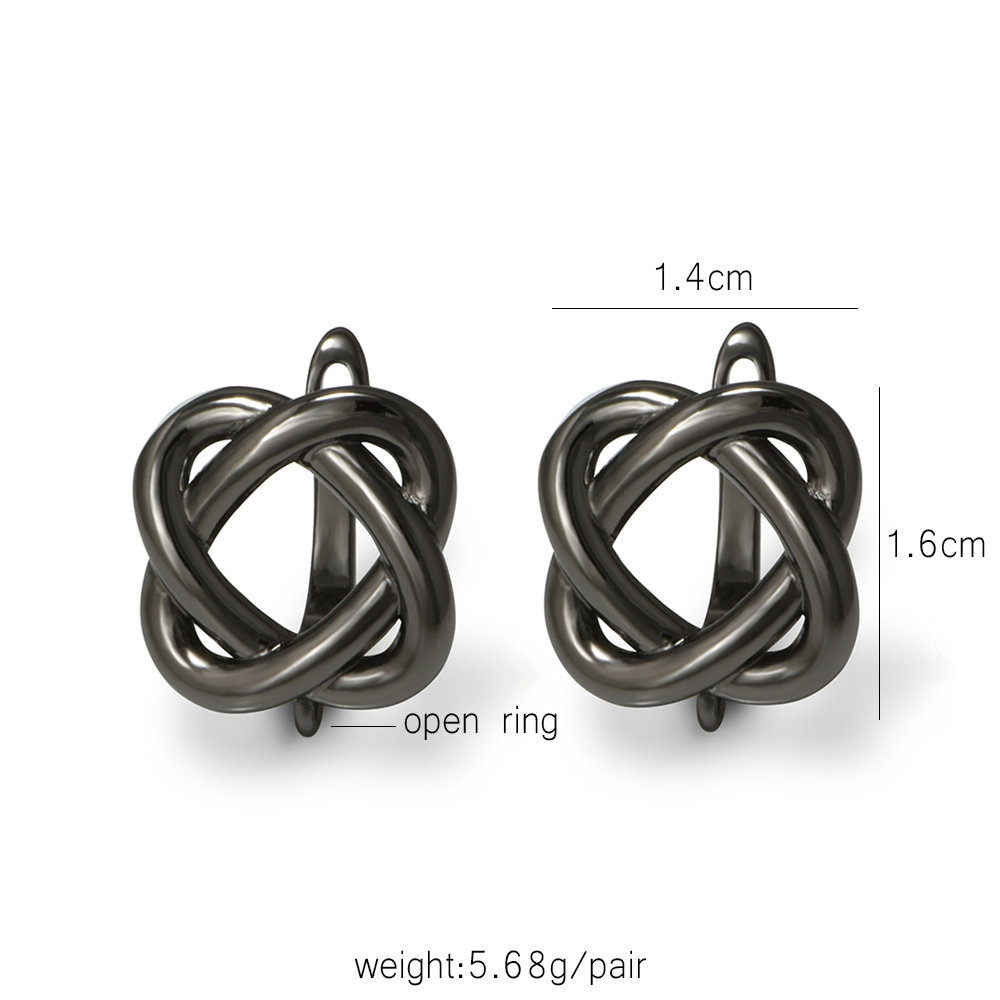YANASI 1 Para Czarne Mosiężne  – Jewelry Making Earrings recenzja i cena