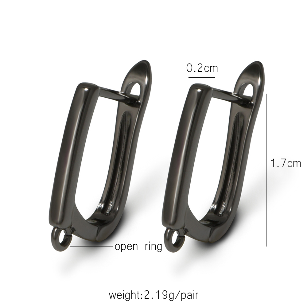 YANASI 1 Para Czarne Mosiężne  – Jewelry Making Earrings recenzja i cena